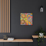 Multidimensional Gallery Canvas Wraps, Square Frame