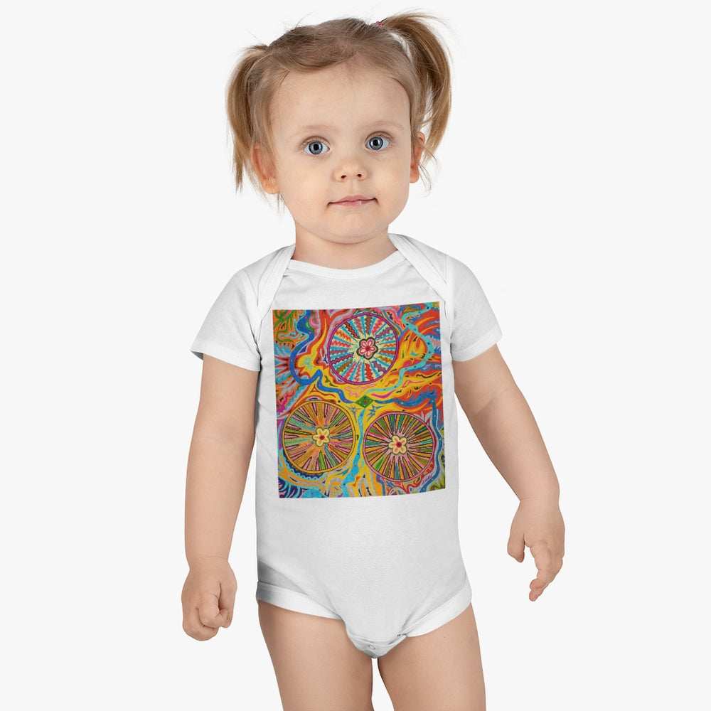 Multidimensional Onesie® Organic Baby Bodysuit