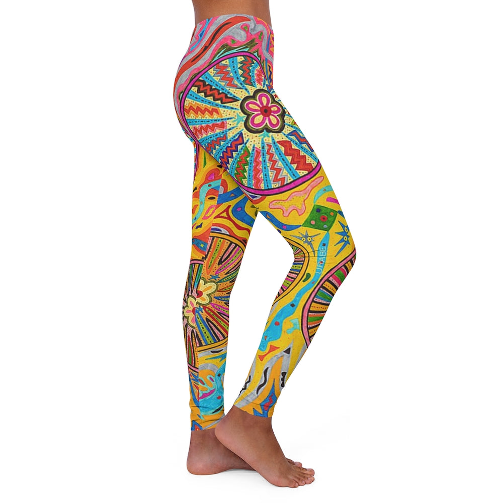 Multidimensional Women's Spandex Leggings