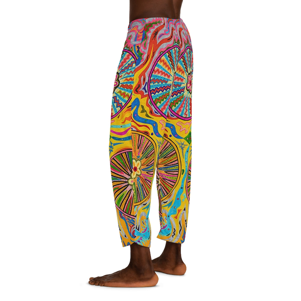 Multidimensional Men's Pajama Pants (AOP)