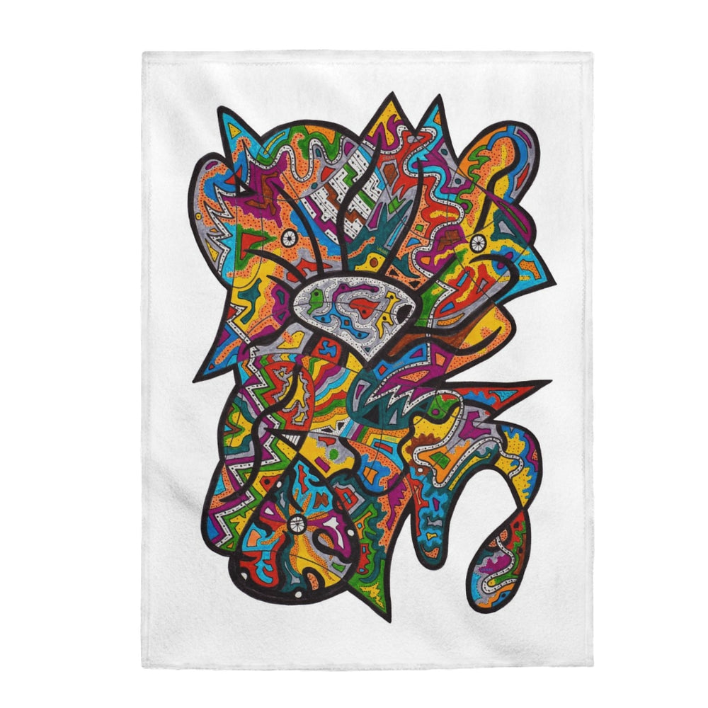 Rainbow Soul Velveteen Plush Blanket