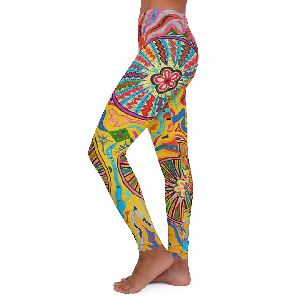 Multidimensional Women's Spandex Leggings