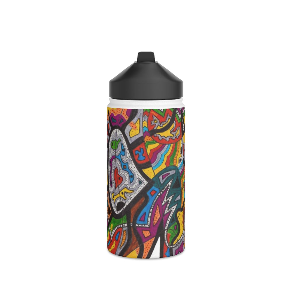 Rainbow Soul Stainless Steel Water Bottle, Standard Lid