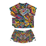 Rainbow Soul Women's Short Pajama Set (AOP)