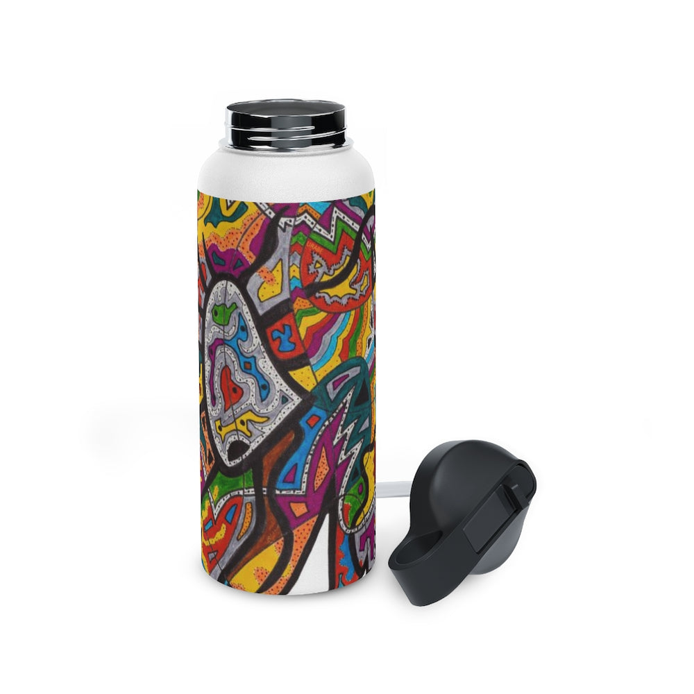 Rainbow Soul Stainless Steel Water Bottle, Standard Lid