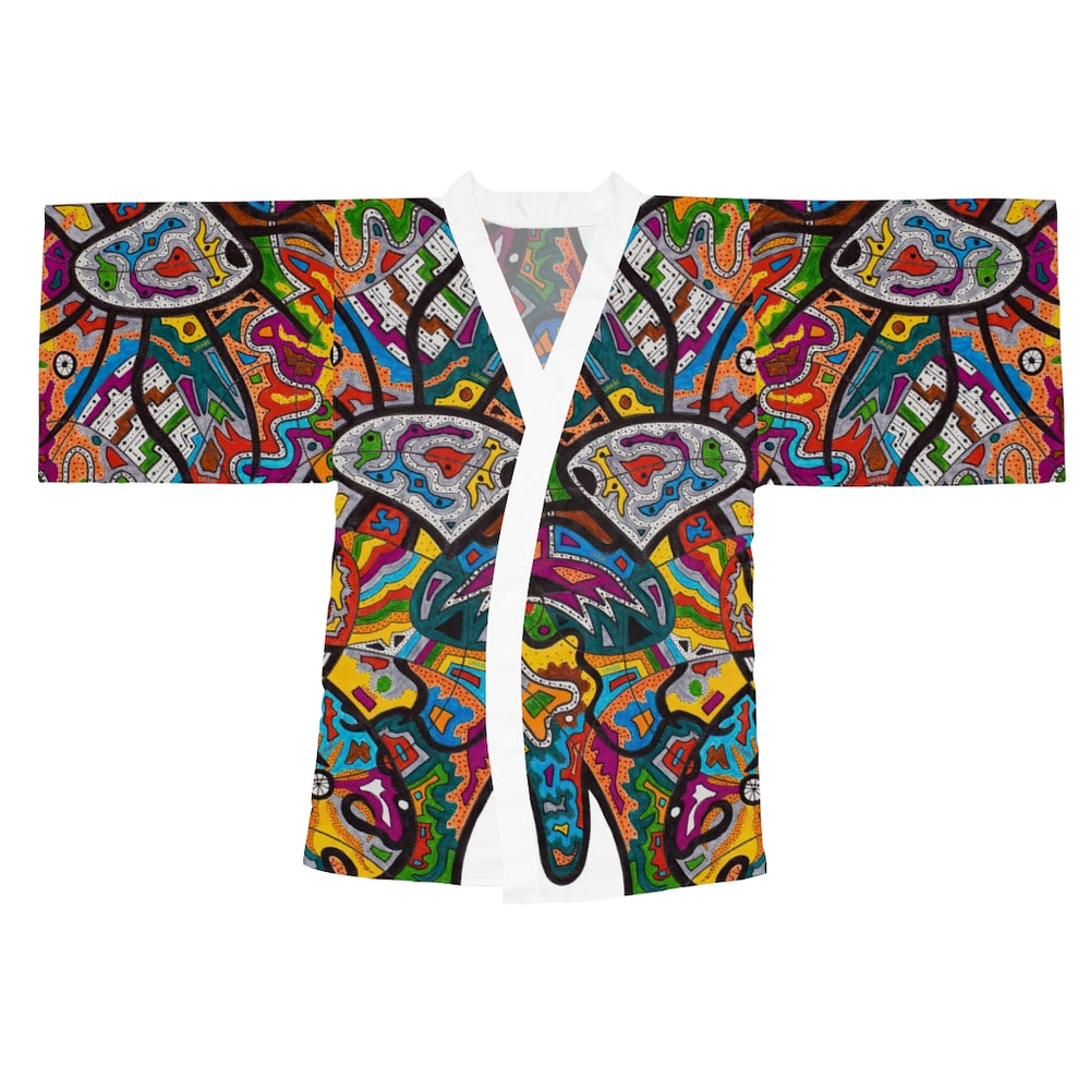 Rainbow Soul Long Sleeve Kimono Robe