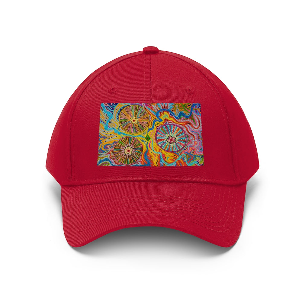 Multidimensional Unisex Twill Hat