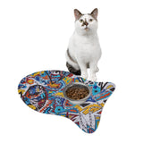 Cascading Grace Pet Feeding Mats