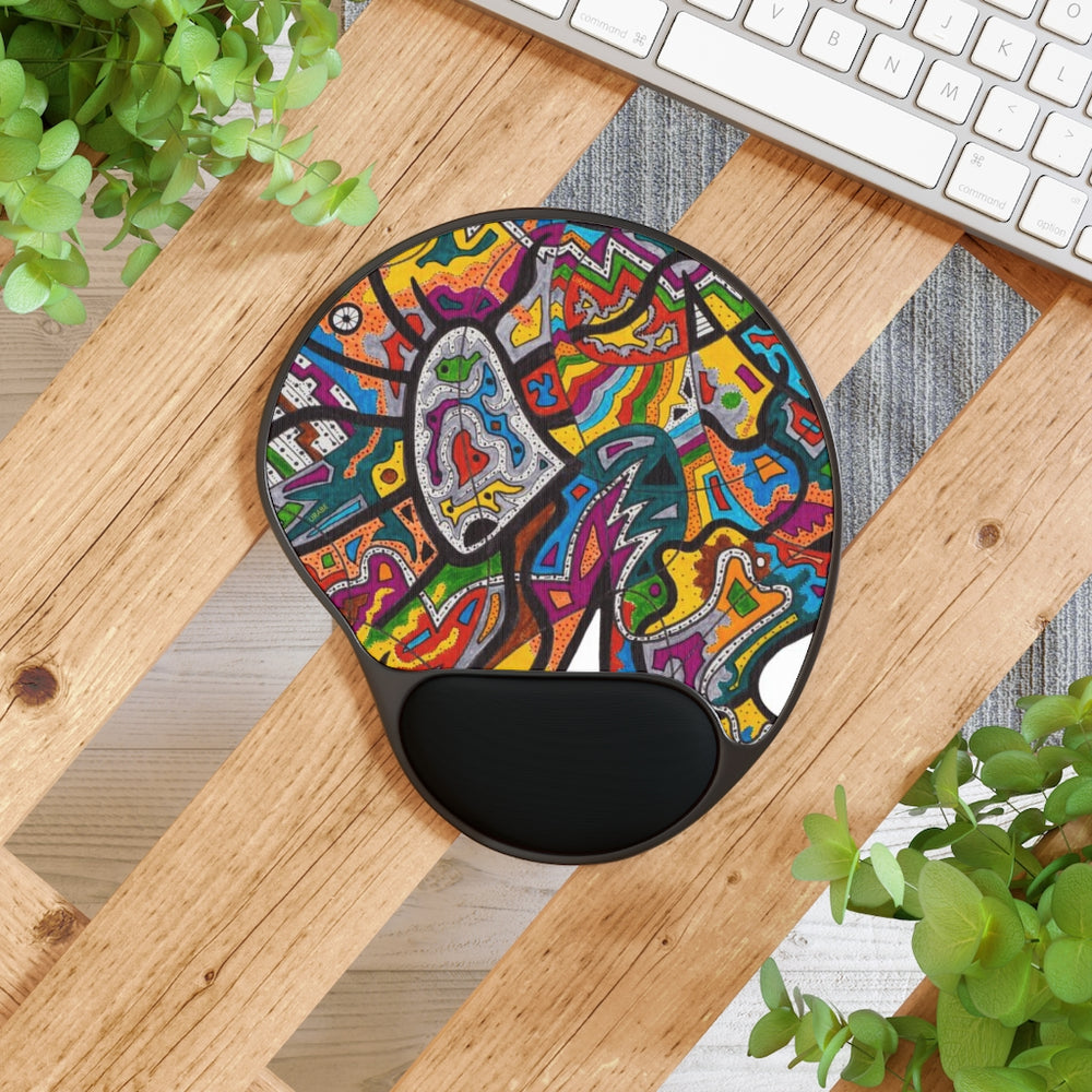 Rainbow Soul Mouse Pad With Wrist Rest