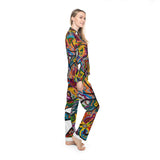 Rainbow Soul Women's Satin Pajamas (AOP)