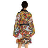 Spirit Dance Long Sleeve Kimono Robe