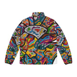 Rainbow Soul Men's Puffer Jacket (AOP)