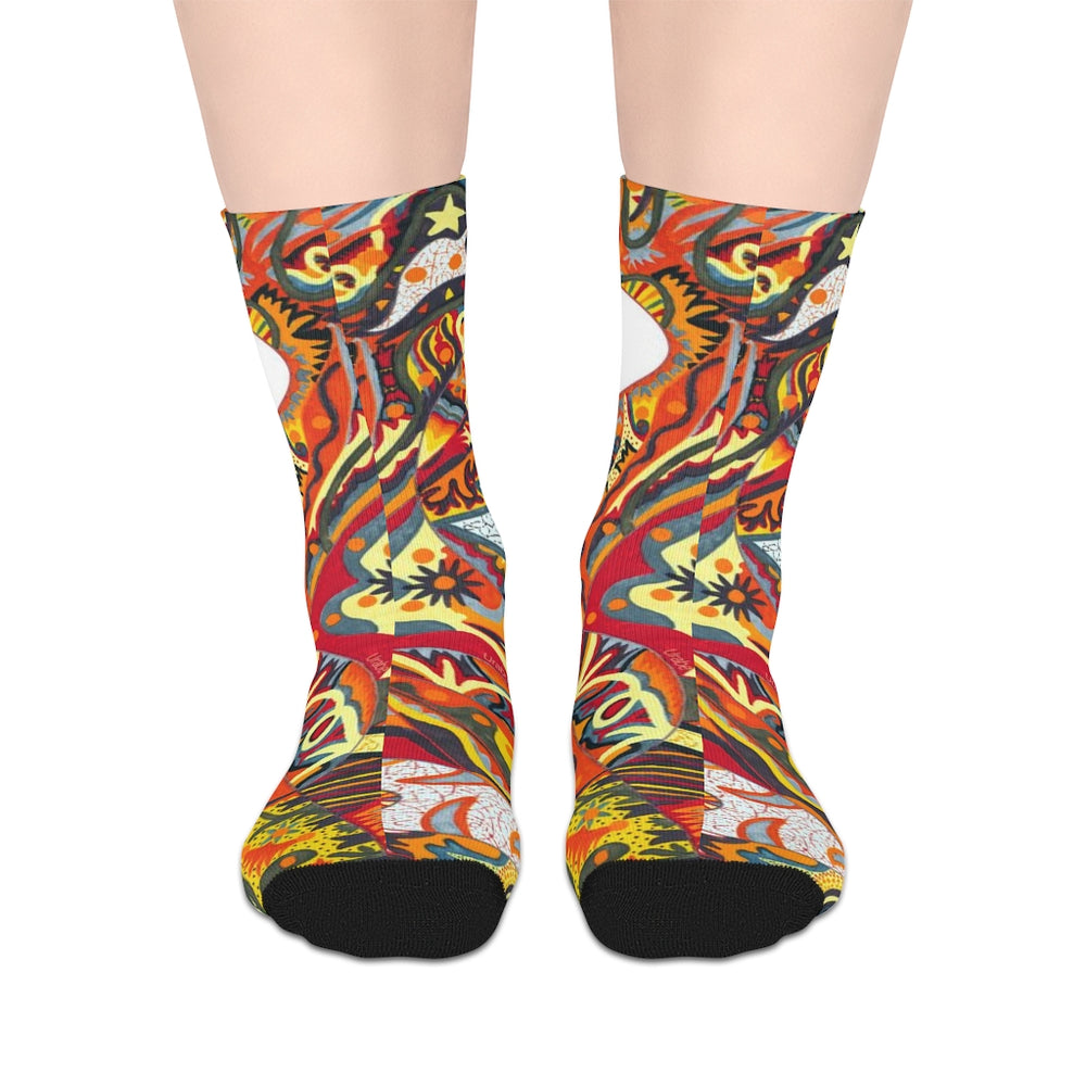 Spirit Dance Mid-length Socks