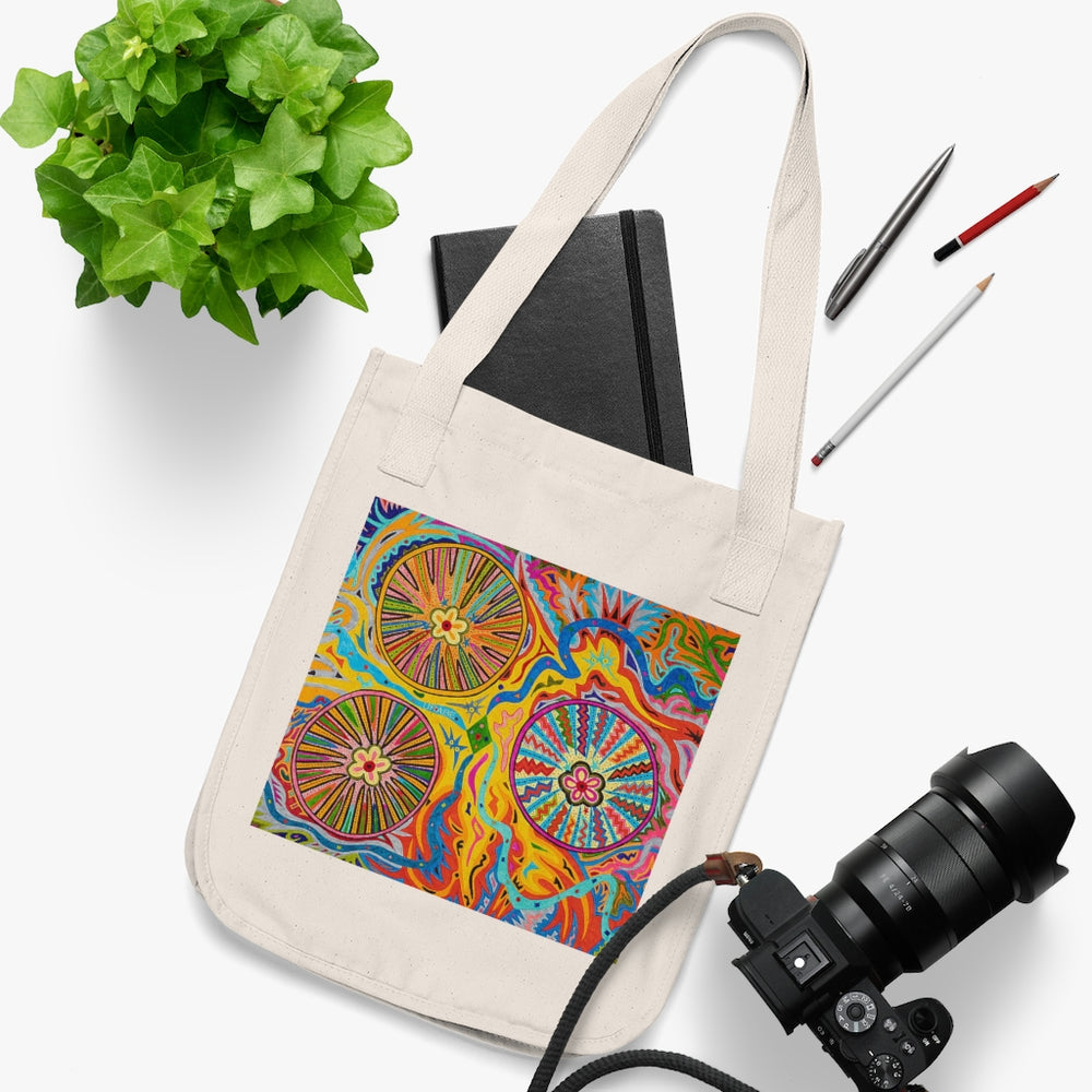 Multidimensional 100% Organic Canvas Tote Bag